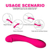 Vibrator 12 Speed Vibrating Dildo Massager