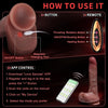 Realistic Thrusting Dildo Vibrator Sex Toy - App and Remote Control Dildos