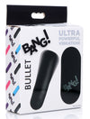 Vibrating Bullet with Remote Control - Black