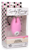 Sucky Bunny Silicone Clitoral Stimulator - Pink