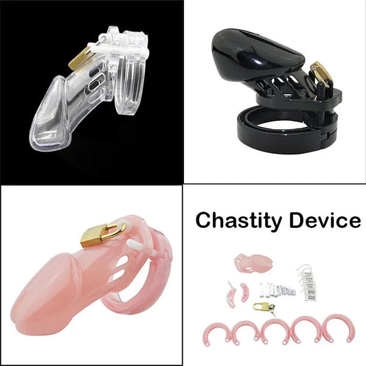 Male Chastity Device Belt Cage Gimp penis Cock Cage