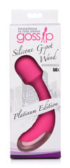 50X Silicone G-spot Wand - Pink Rechargeable-50 gossip worthy functions- deliciously smoot- feel waterproof