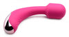 50X Silicone G-spot Wand - Pink Rechargeable-50 gossip worthy functions- deliciously smoot- feel waterproof